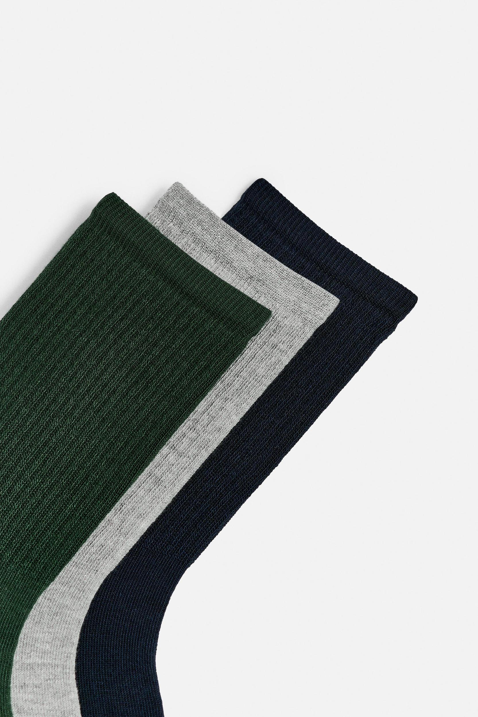 3-PACK OF RIB SOCKS Product Image