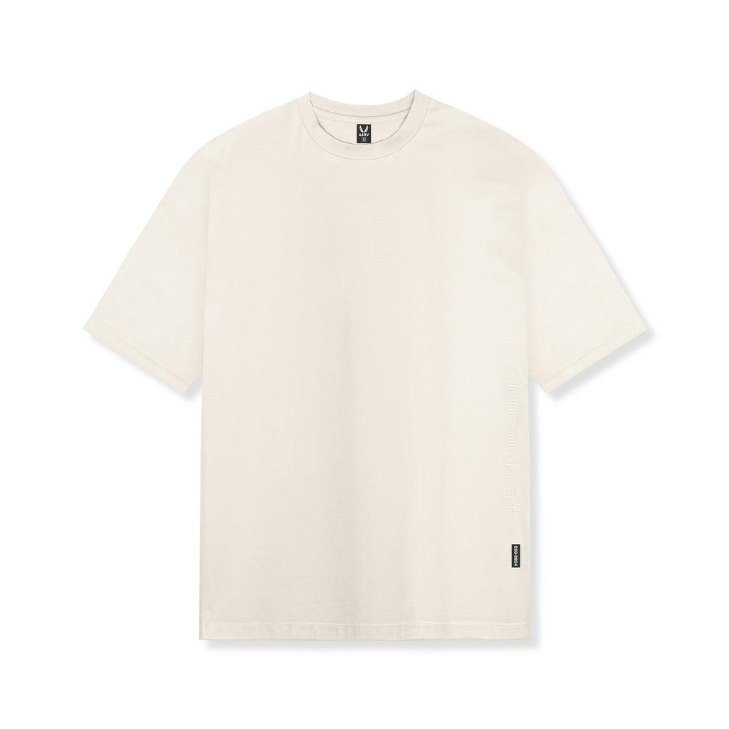 0824. Supima® Oversized Tee - Ivory Cream Product Image