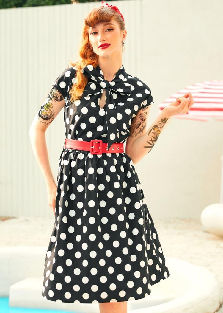 A Cult Classic Cap Sleeve Belted Dress Product Image