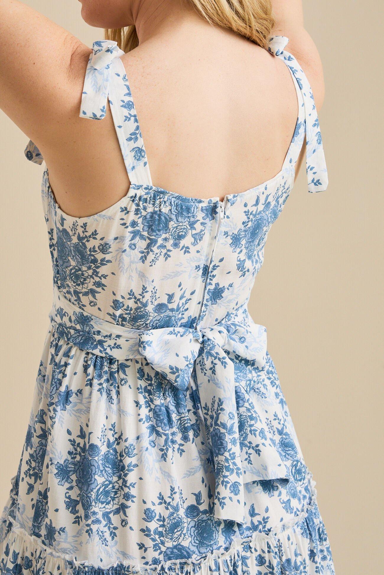 Hailey Floral Midi Dress Product Image