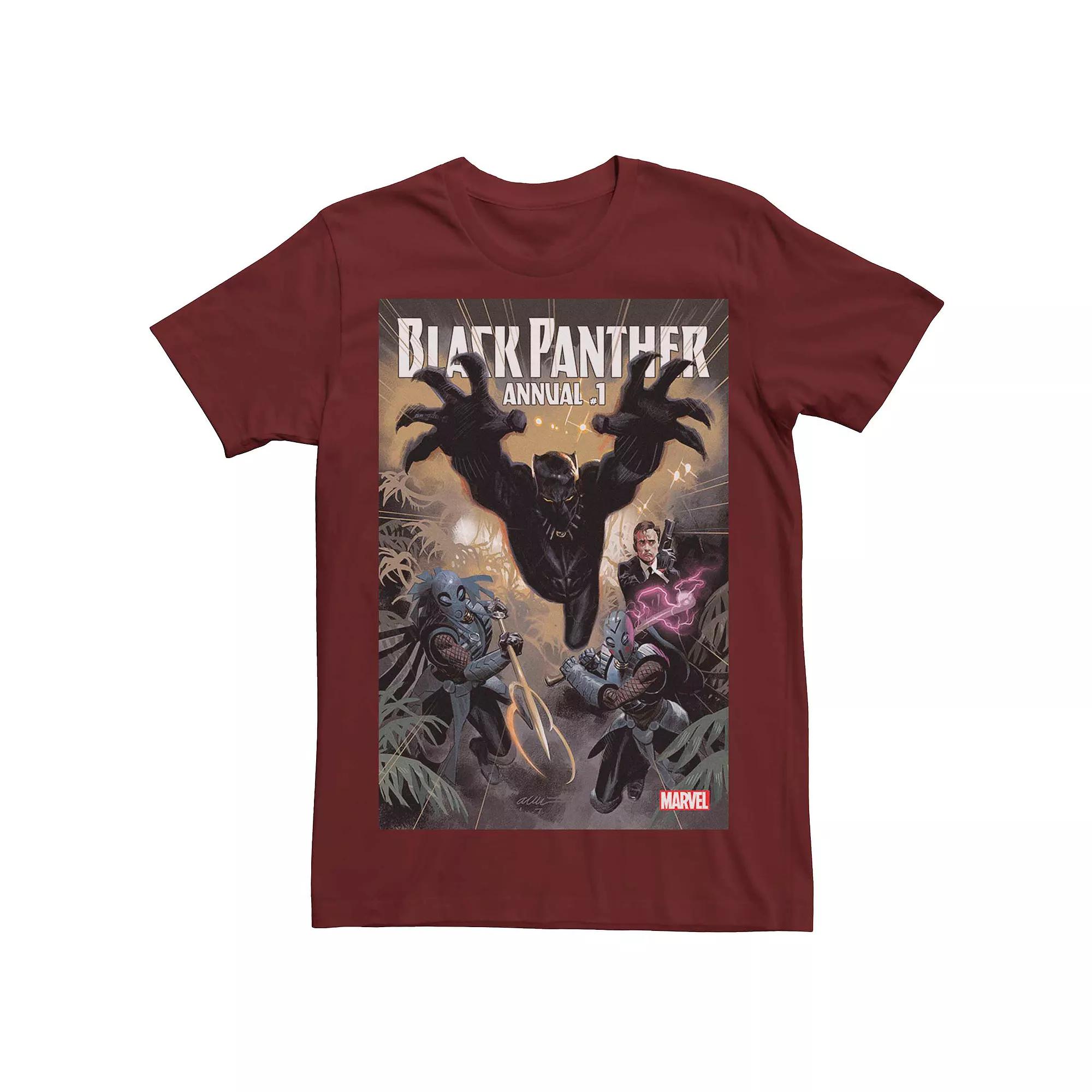 Men's Marvel's Black Panther Annual #1 Comic Cover Tee,  Product Image