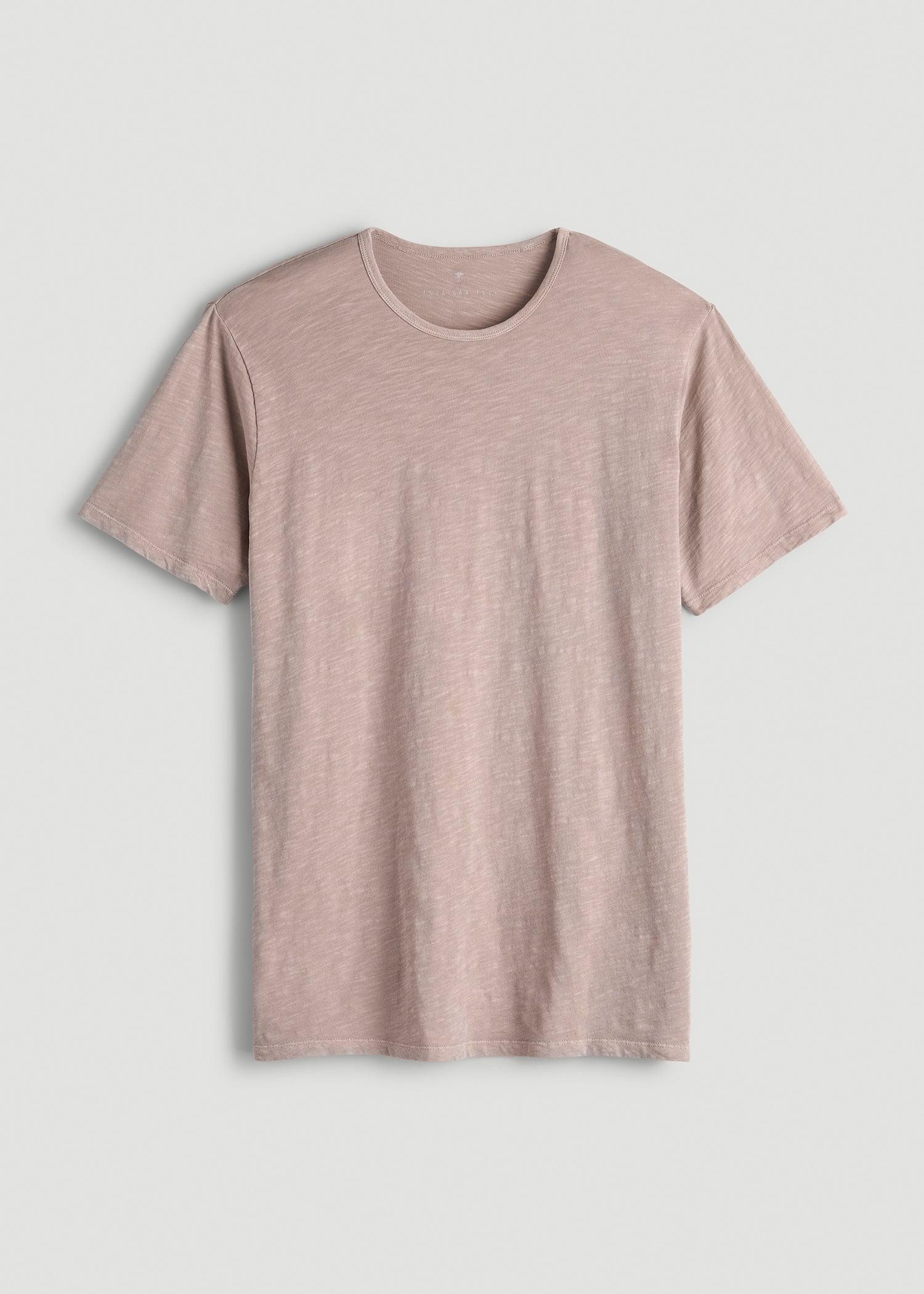 REGULAR-FIT Slub Tee for Tall Men in Desert Rose Product Image