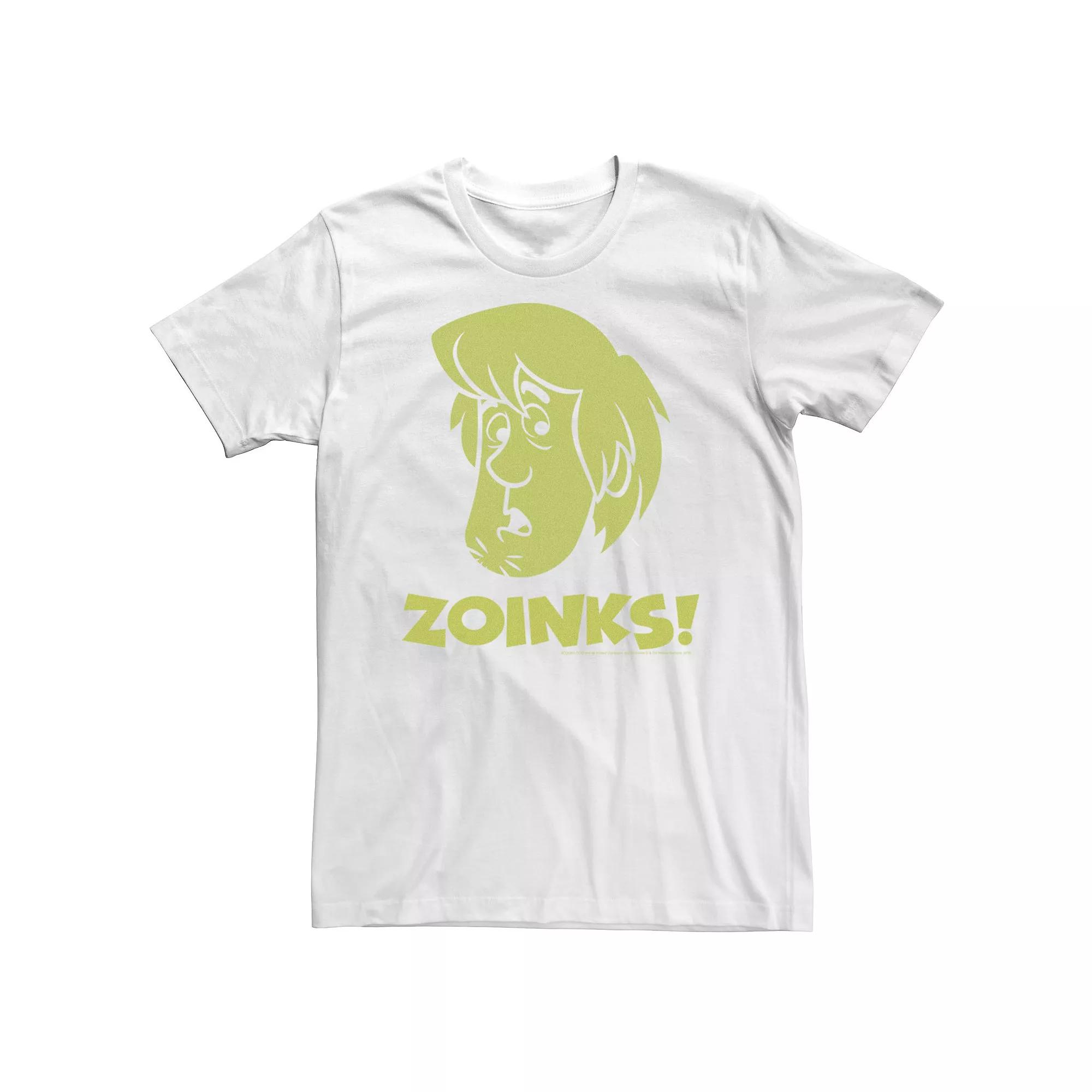 Men's Scooby-Doo Shaggy Zoinks Big Face Tee,  Product Image