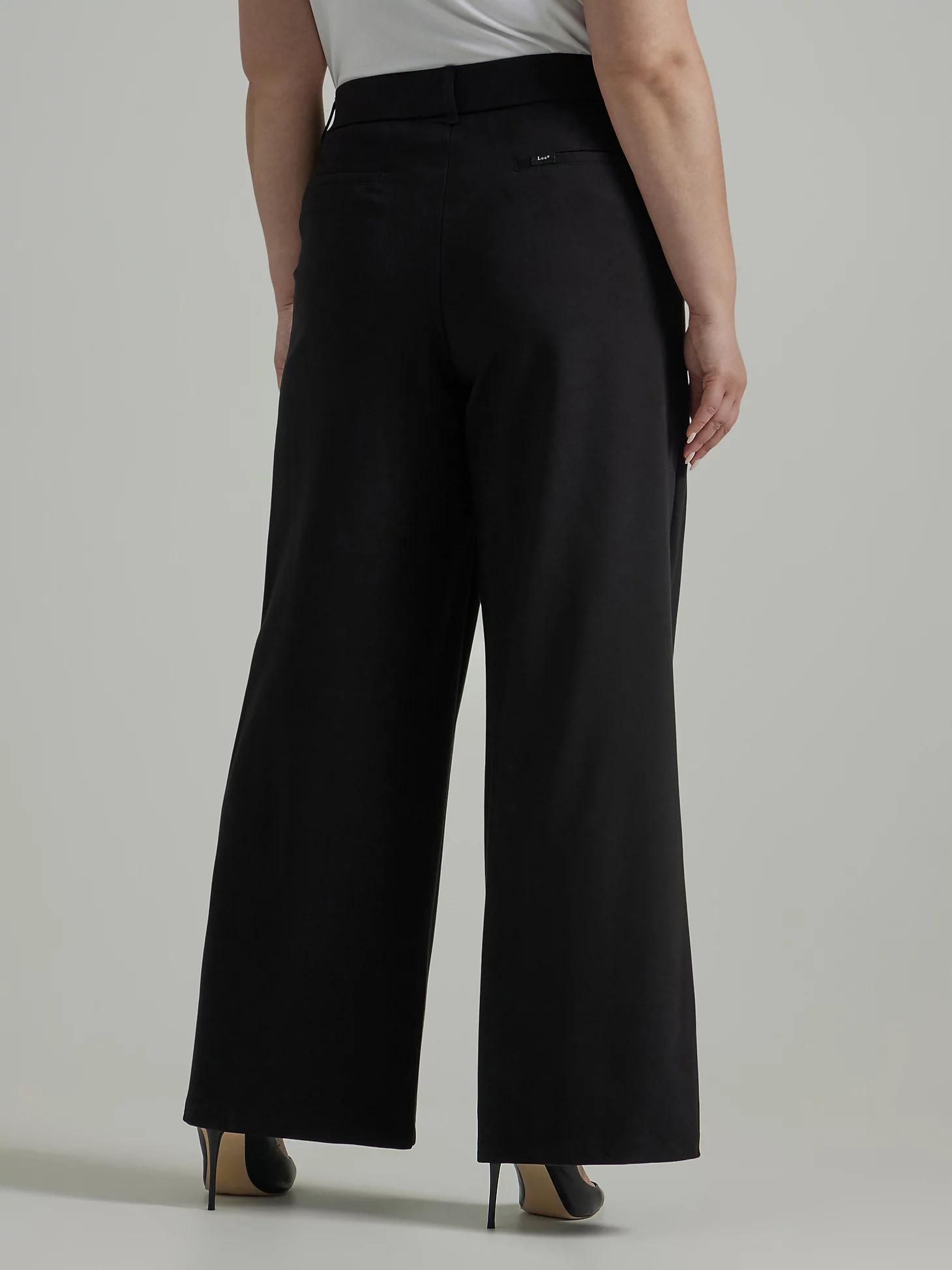 Women's Ultra Lux Comfort Any Wear Wide Leg Pant (Plus) | Women's Pants | Lee® Product Image
