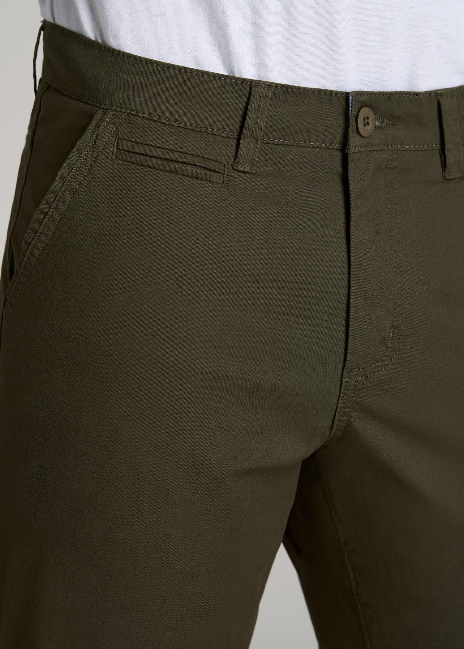 Carman TAPERED Chinos for Tall Men in Black Male Product Image