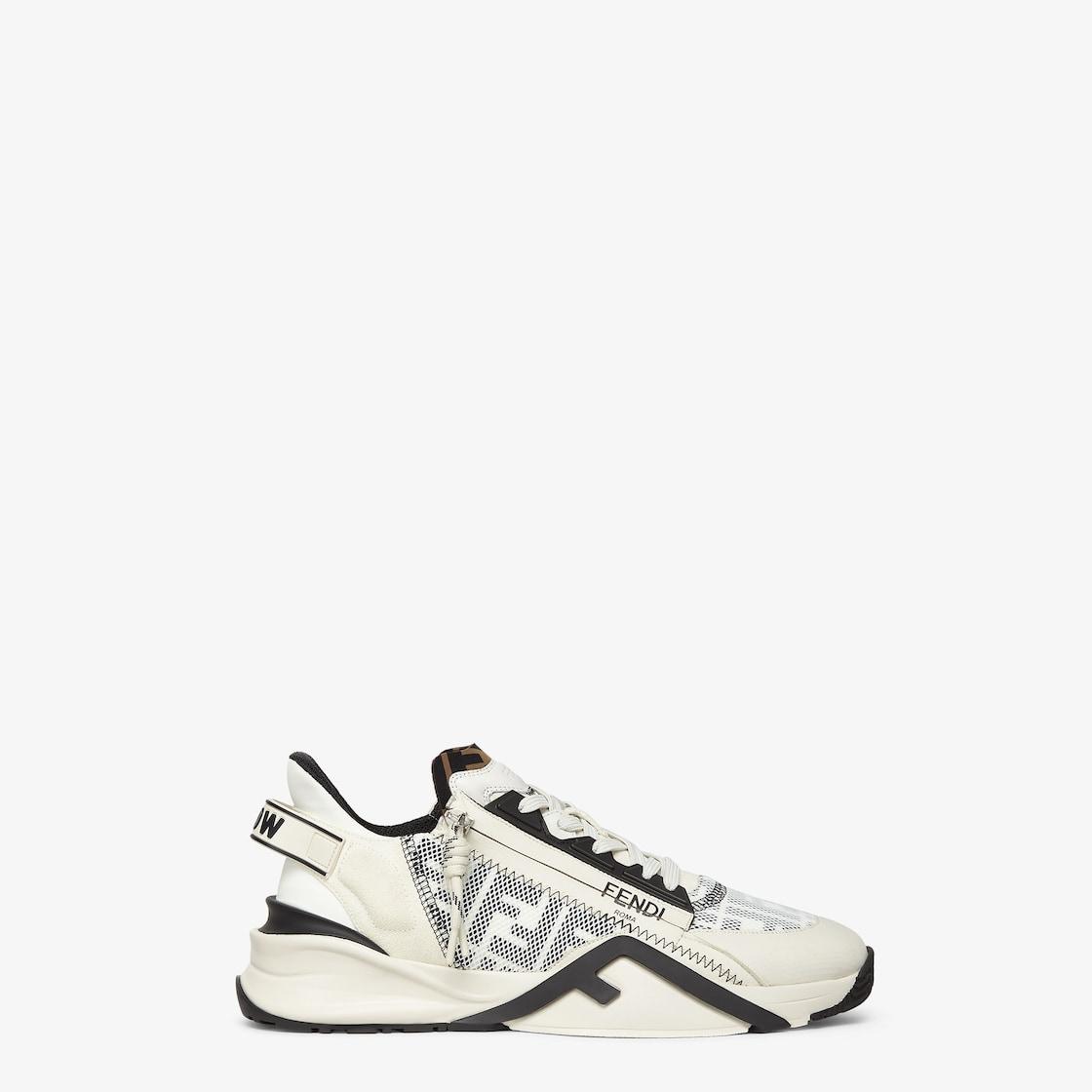 Fendi Flow SneakersWhite FF Lycra® running shoe Product Image