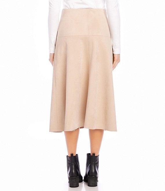 Karen Kane Faux Suede Midi Skirt Product Image