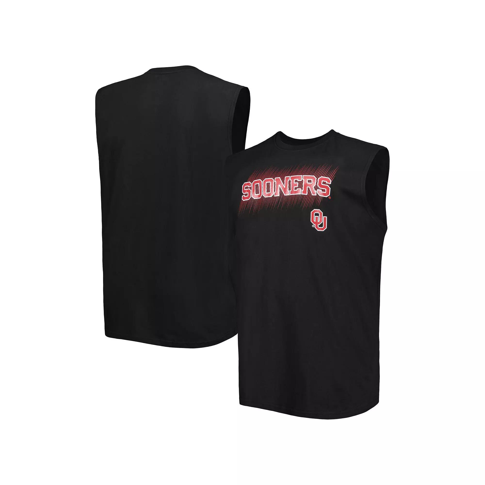 Men's Black Oklahoma Sooners Big & Tall Tank Top, Size: XLT Product Image