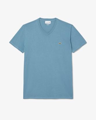 Men's Lightweight Pima Cotton V-Neck T-Shirt Product Image