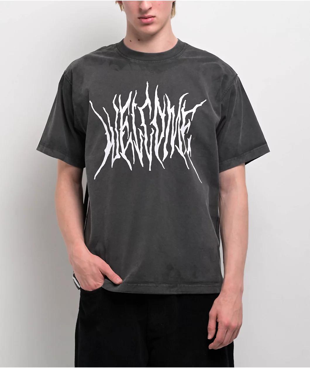 Welcome Screen Overprint Black T-Shirt Product Image