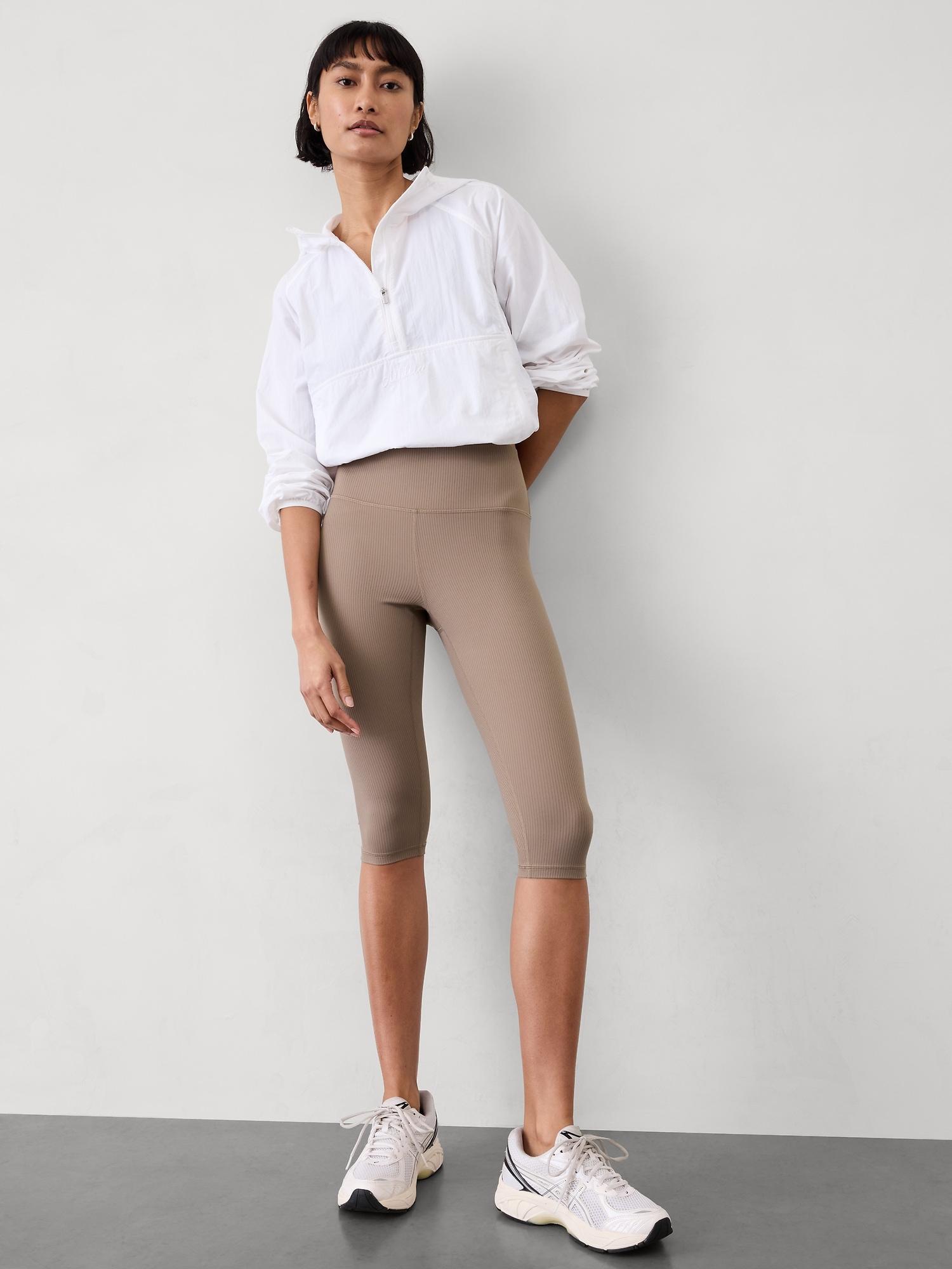 Transcend High Rise Rib Crop Legging Product Image