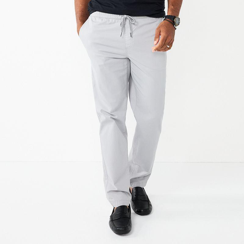 Men's Sonoma Goods For Life® Slim-Fit Pull-On Pants, Size: Large, Castle Rock Product Image