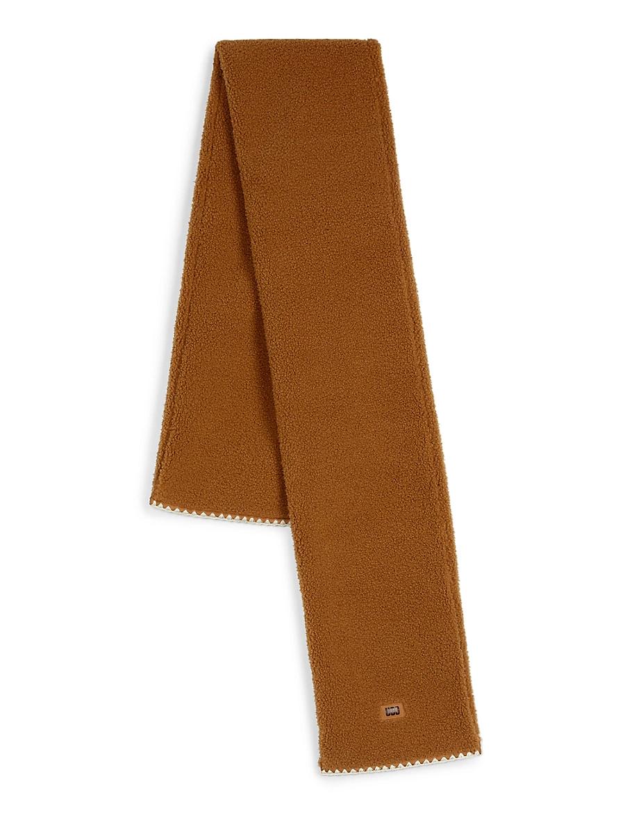 UGG Womens UGGfluff Scalloped Scarf Fleece Scarves Product Image