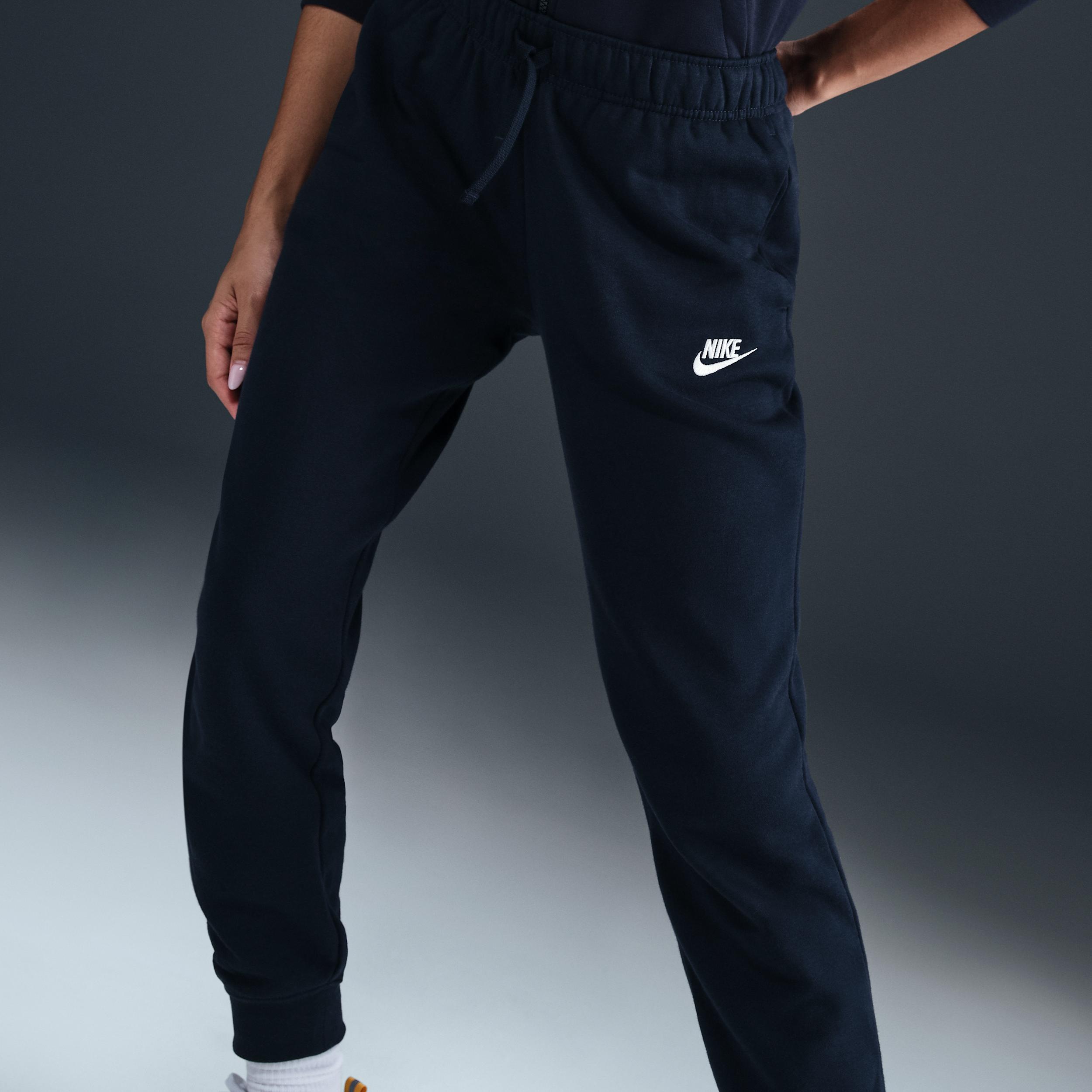 Womens Nike Sportswear Club Fleece Mid-Rise Jogger Pants | DQ5191-010 Product Image