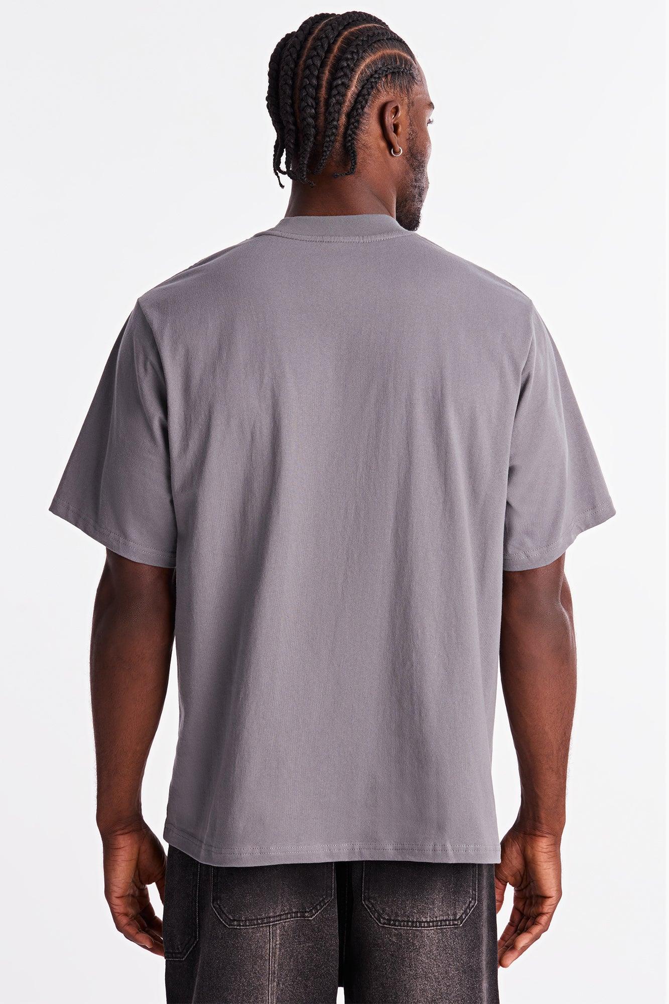 Oversized Heavyweight Tee 240GSM - Charcoal Product Image