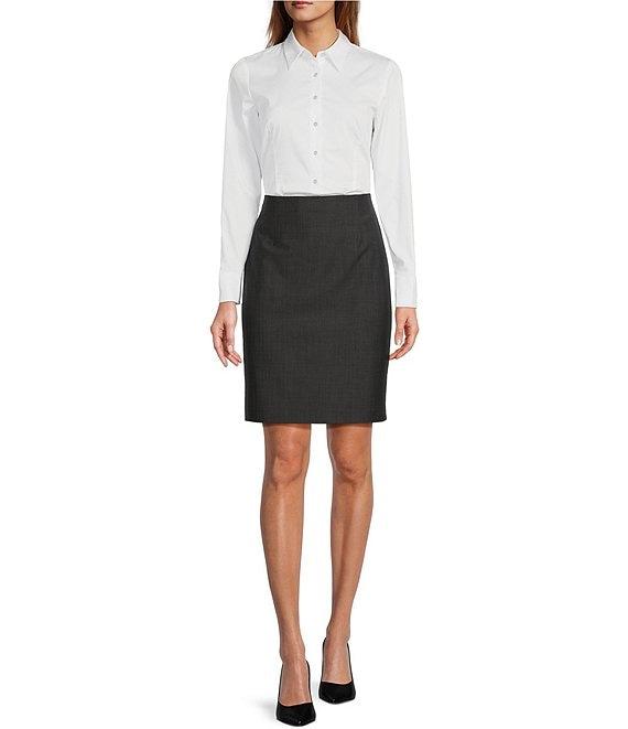 Antonio Melani Bitsy Wool Blend Pencil Skirt Product Image