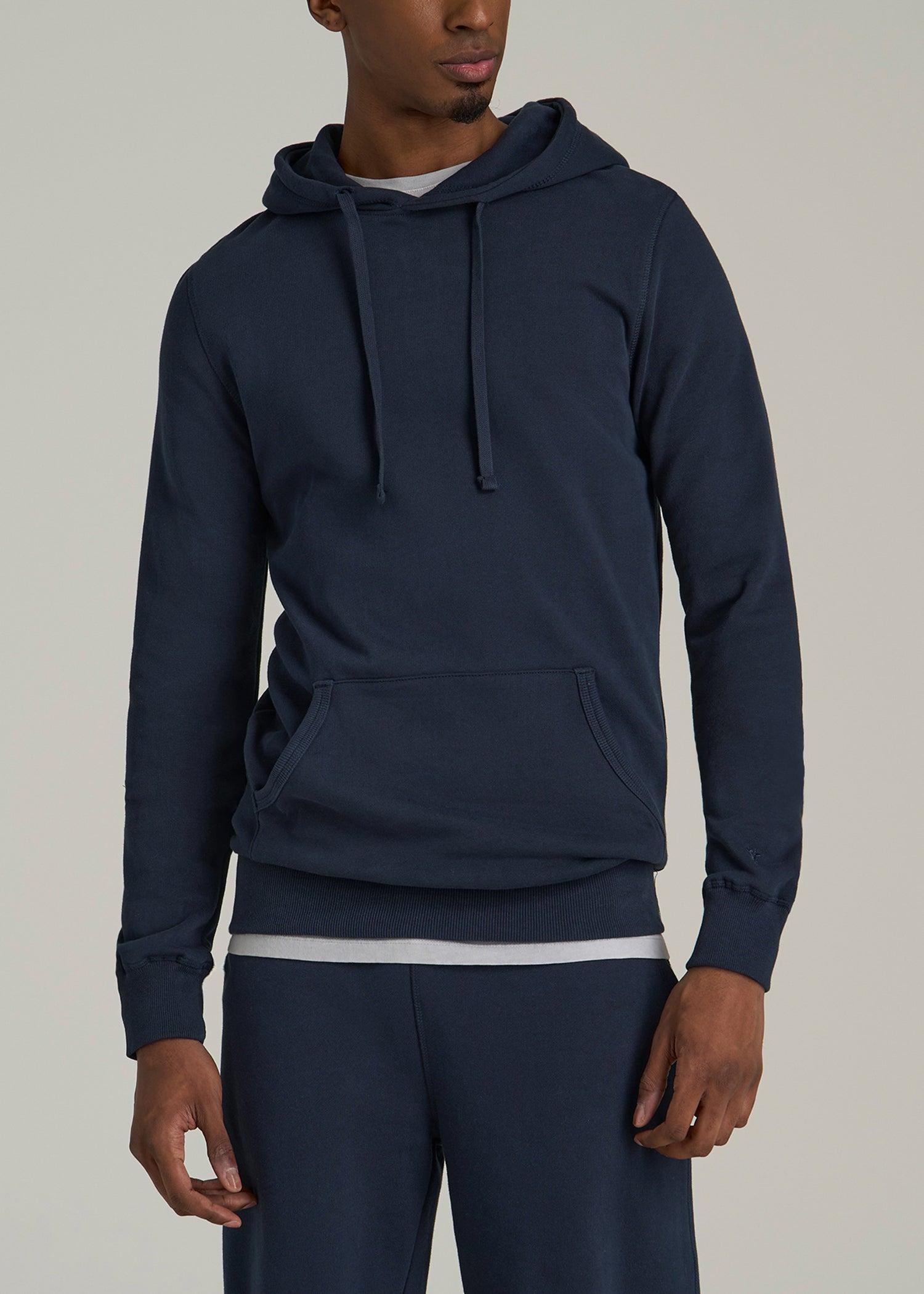 Wearever 2.0 Fleece Hoodie for Tall Men in Evening Blue Male Product Image