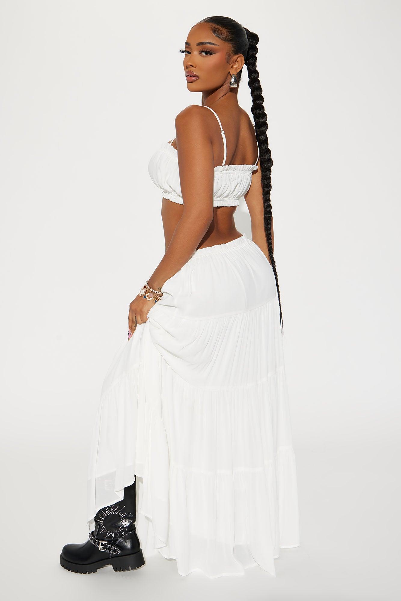 Koryn Skirt Set - White Product Image