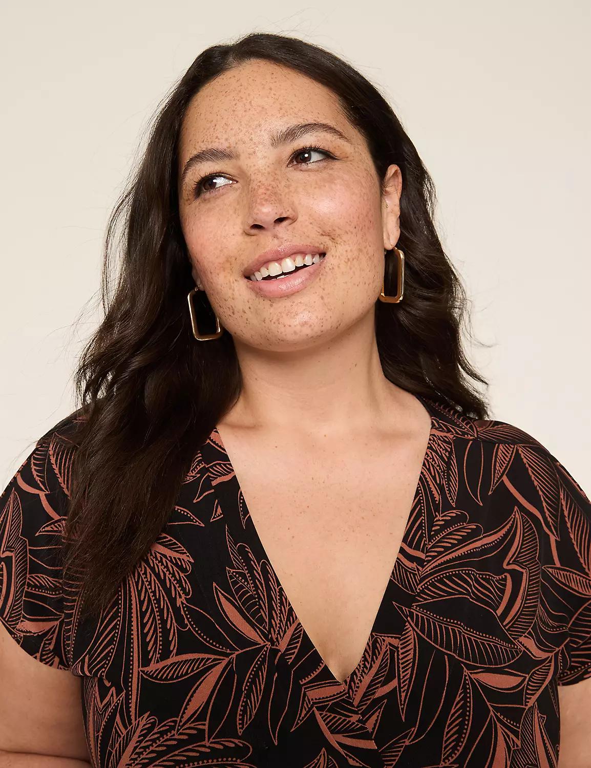 Pleat-Front Jersey Midi Dress Product Image