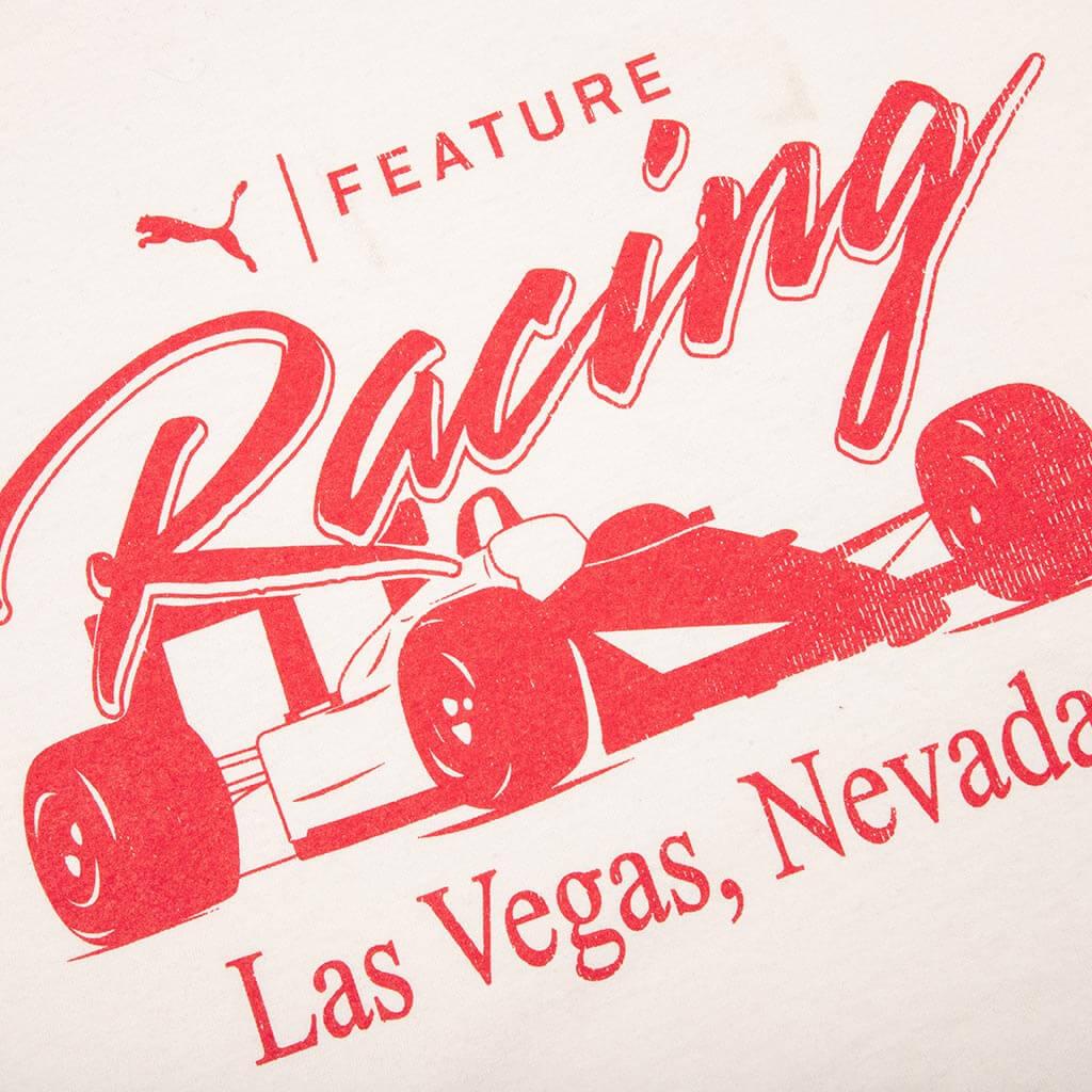 Puma x Feature Racing Tee - Cannoli Cream Male Product Image