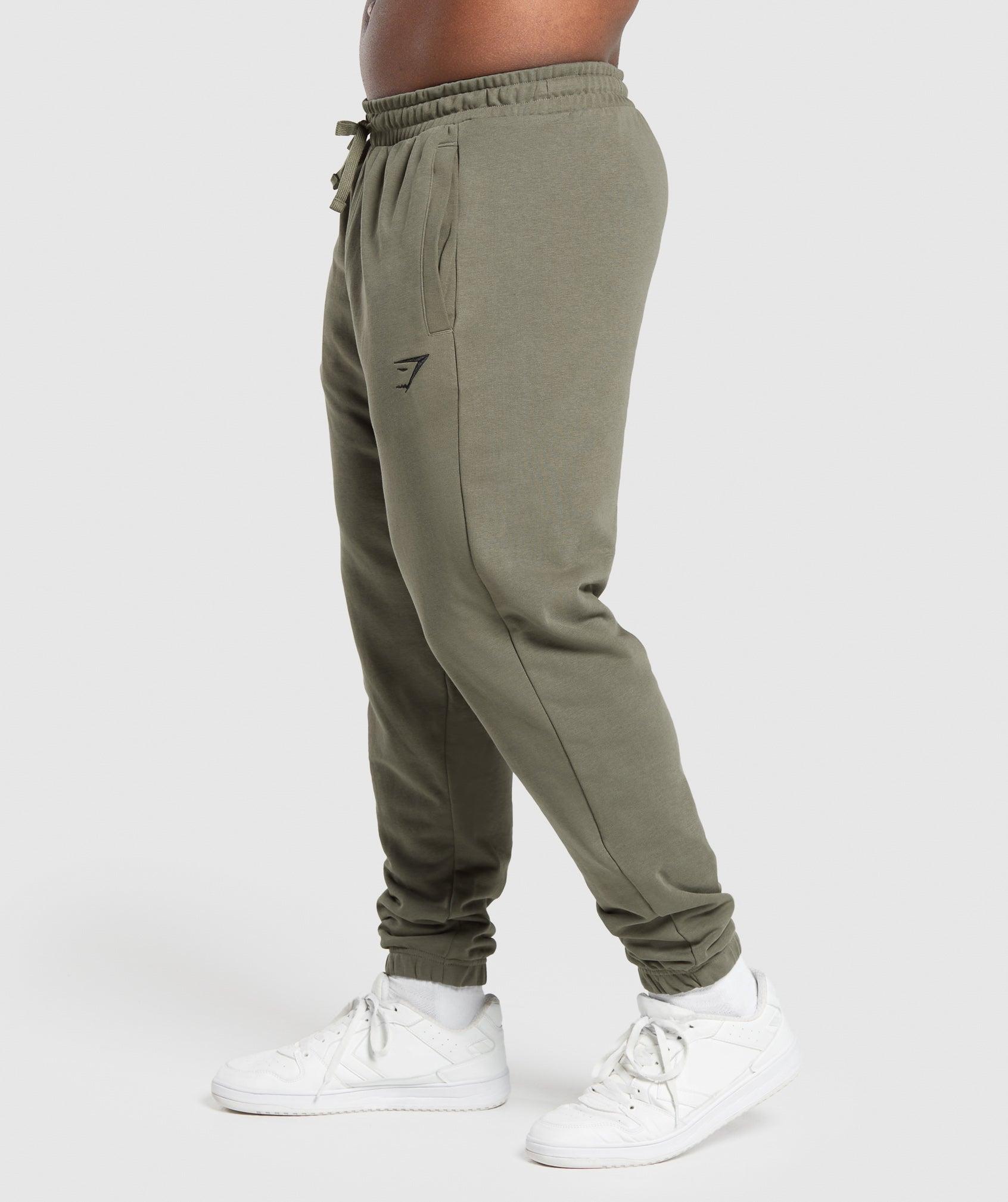 Gymshark Essential Oversized Joggers - Strength Green Male Product Image