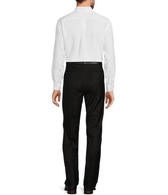 Roundtree & Yorke Big & Tall TravelSmart Ultimate Comfort Classic Fit Pleat Front Non-Iron Twill Dress Pants Product Image