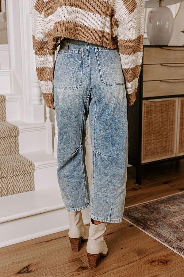 The Violet High Waist Barrel Jean Product Image