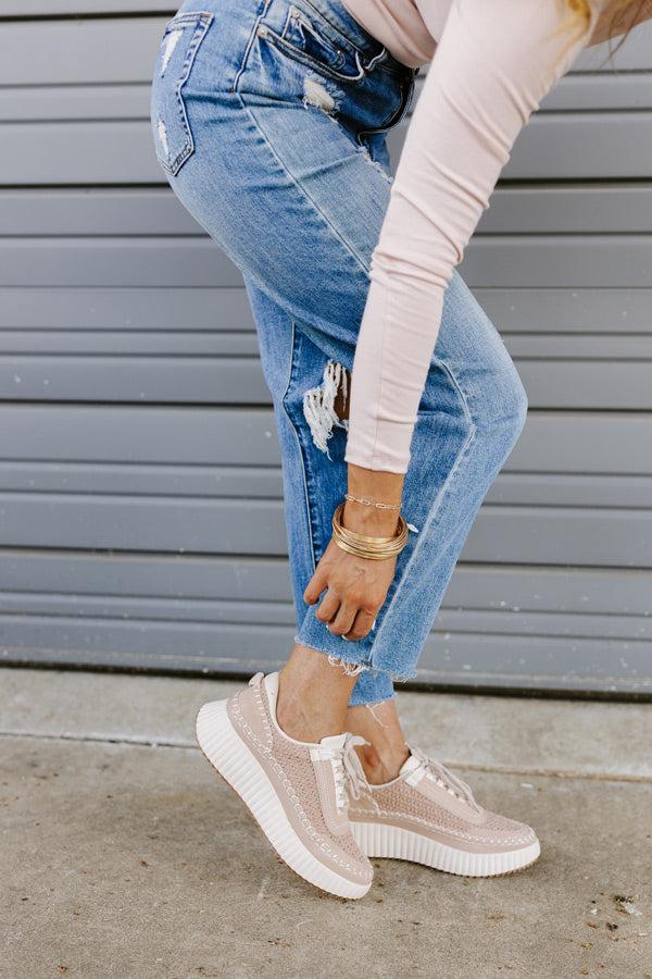 The Sean Platform Sneaker In Blush Product Image