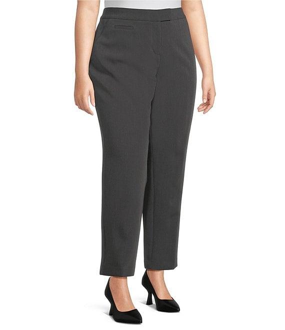 Investments Plus Size The 5TH AVE Fit Straight Leg Tummy Control Pants Product Image