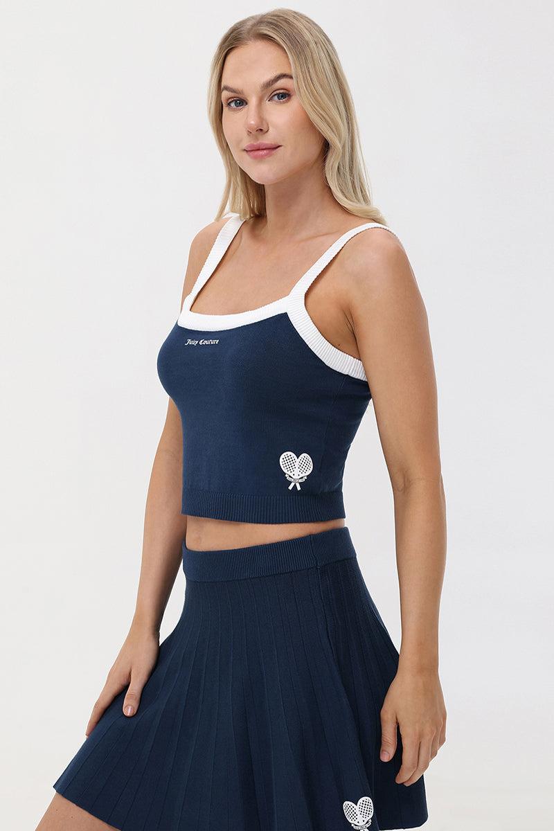 Juicy Tennis Sweater Tank Product Image