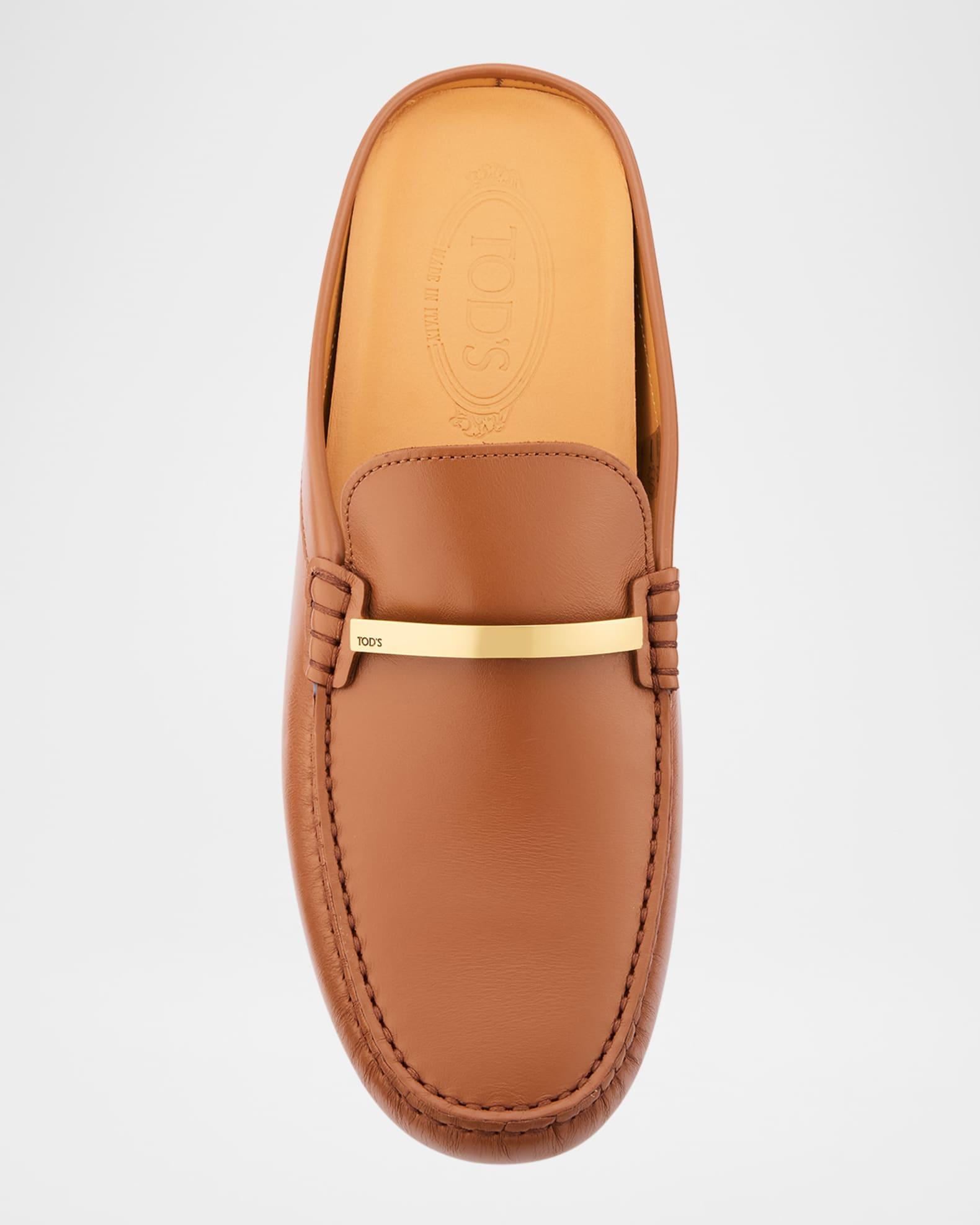 Gommino Leather Bar Driver Loafer Mules Product Image