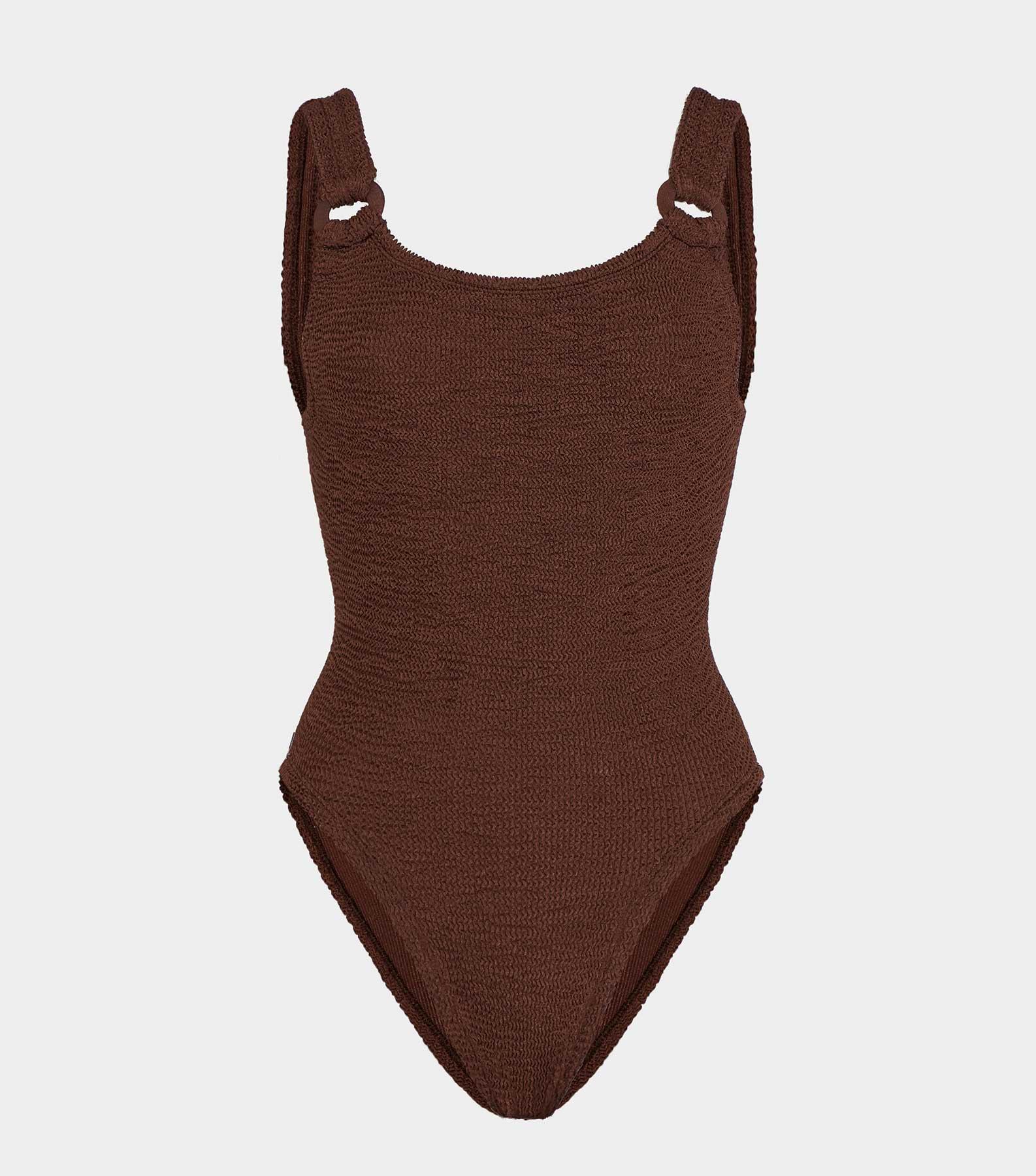 Domino Swim With Tonal Hoops - Metallic Chocolate Product Image