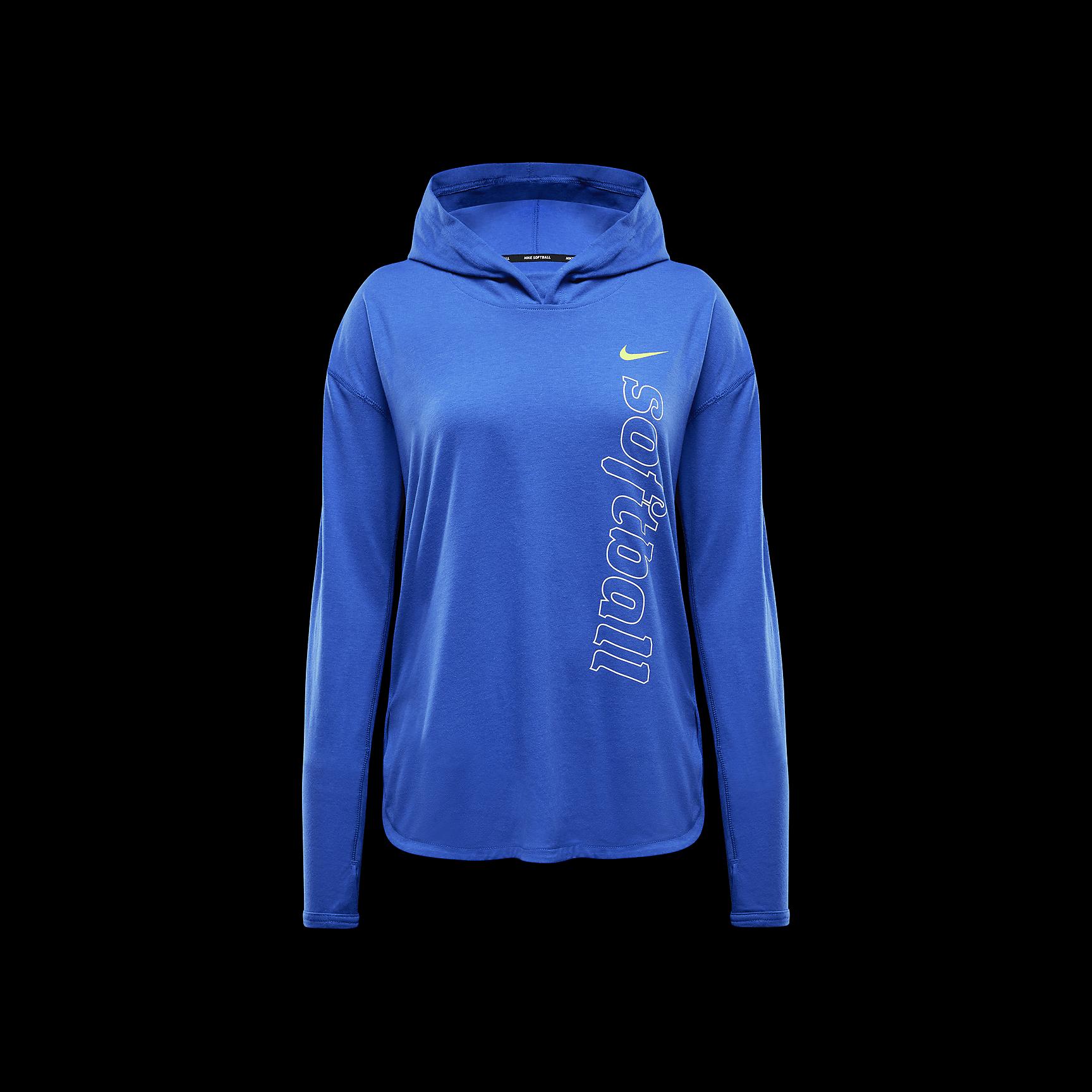 Nike Women's Dri-FIT Long-Sleeve Softball Hoodie Product Image