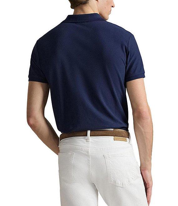 Polo Ralph Lauren Custom Slim Fit Honeycomb Mesh Short Sleeve Polo Shirt Product Image