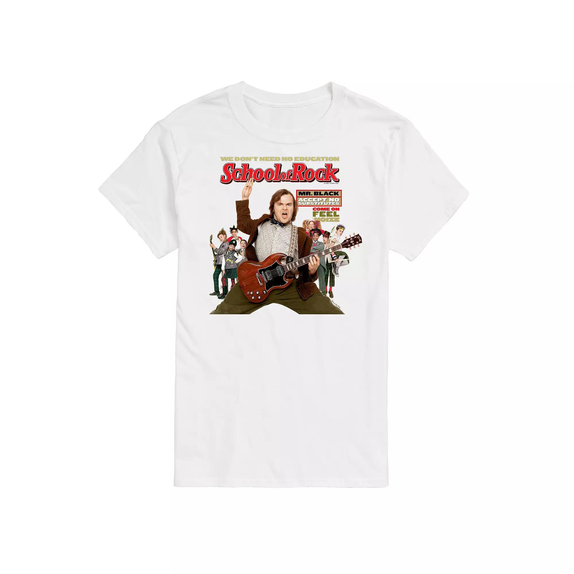 Big & Tall School of Rock Cover Graphic Tee, Men's,  Product Image