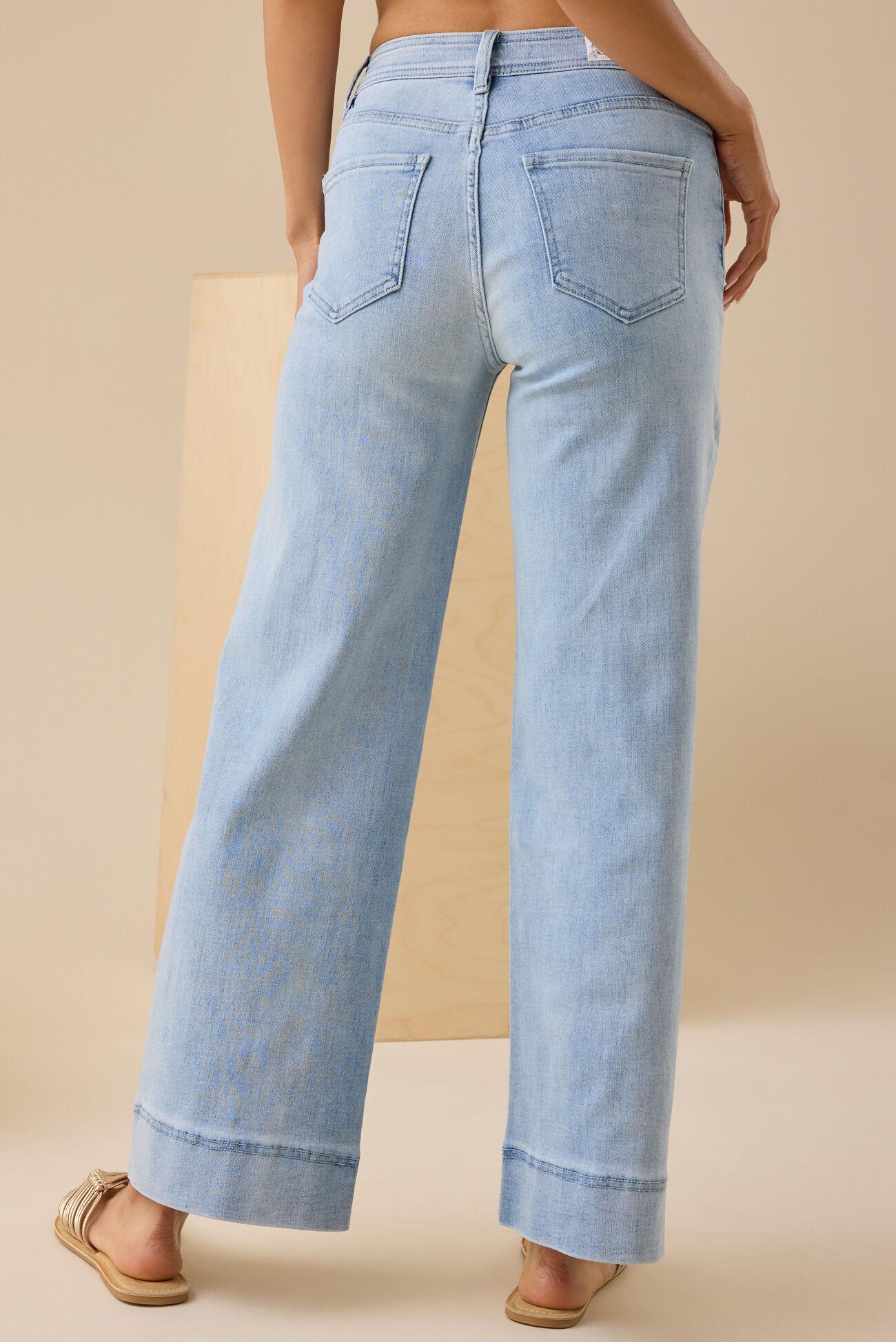 Henley Cropped Jeans Product Image