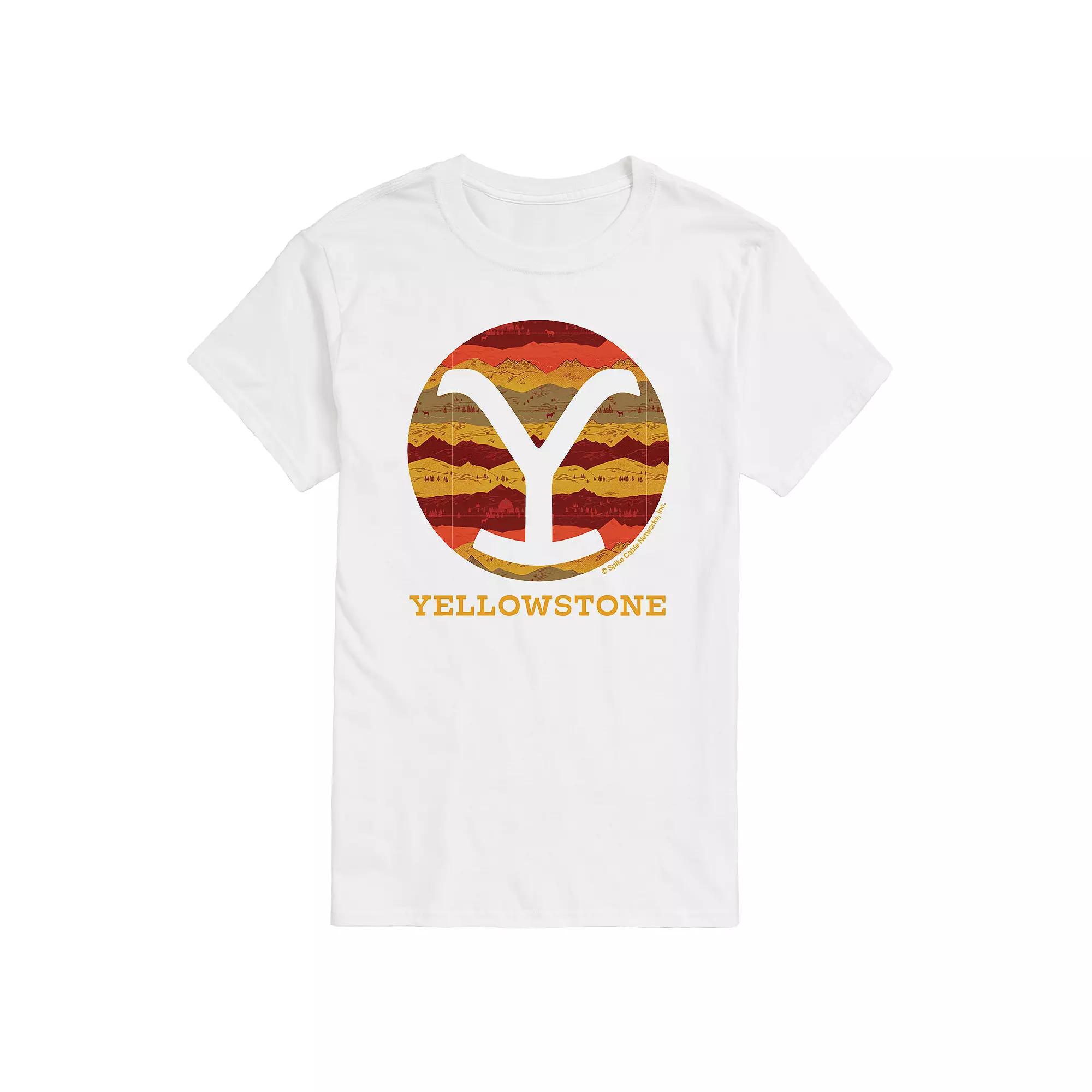 Men's Yellowstone Patterned Y Tee,  Product Image