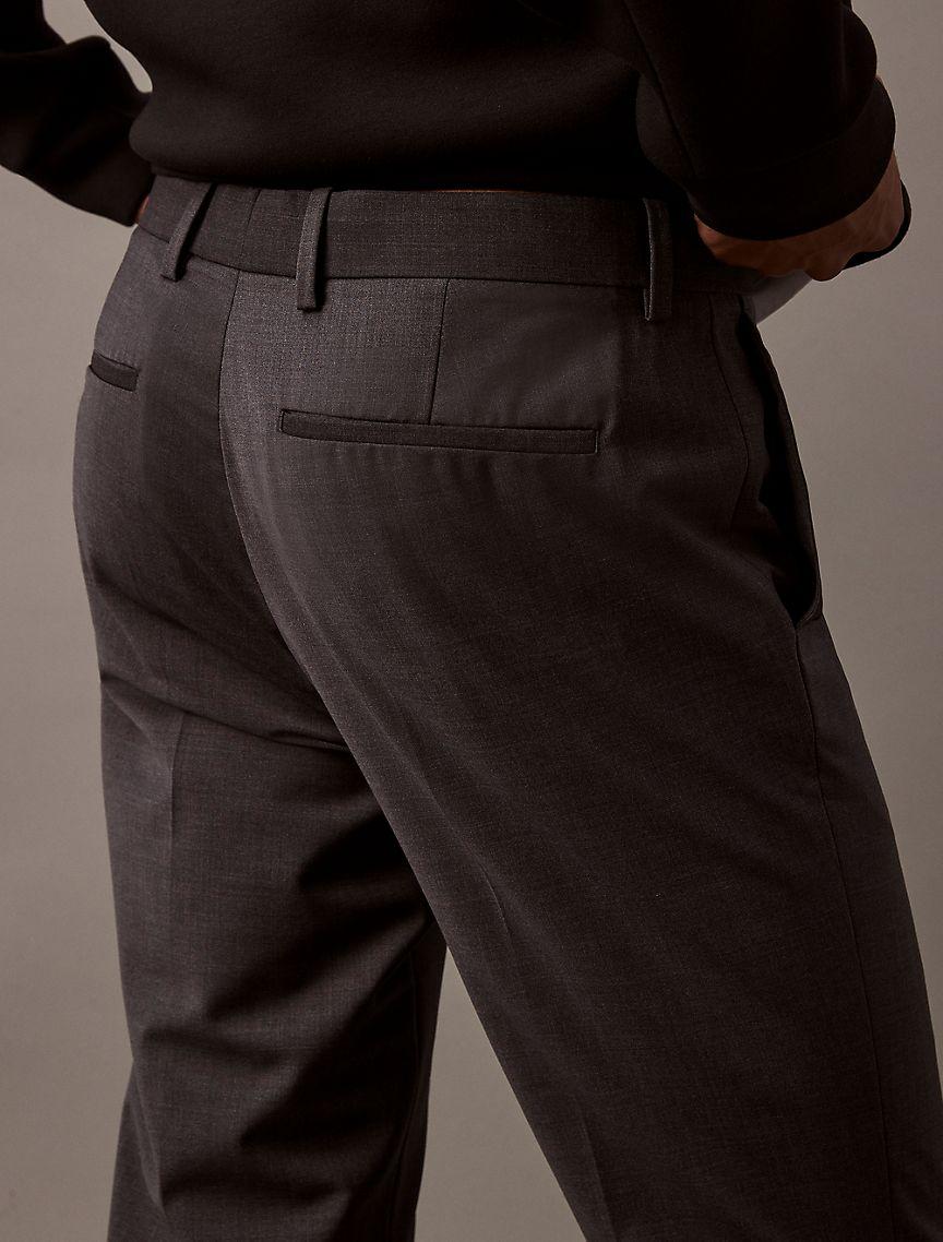 Refined Wool Blend Slim Trouser Product Image