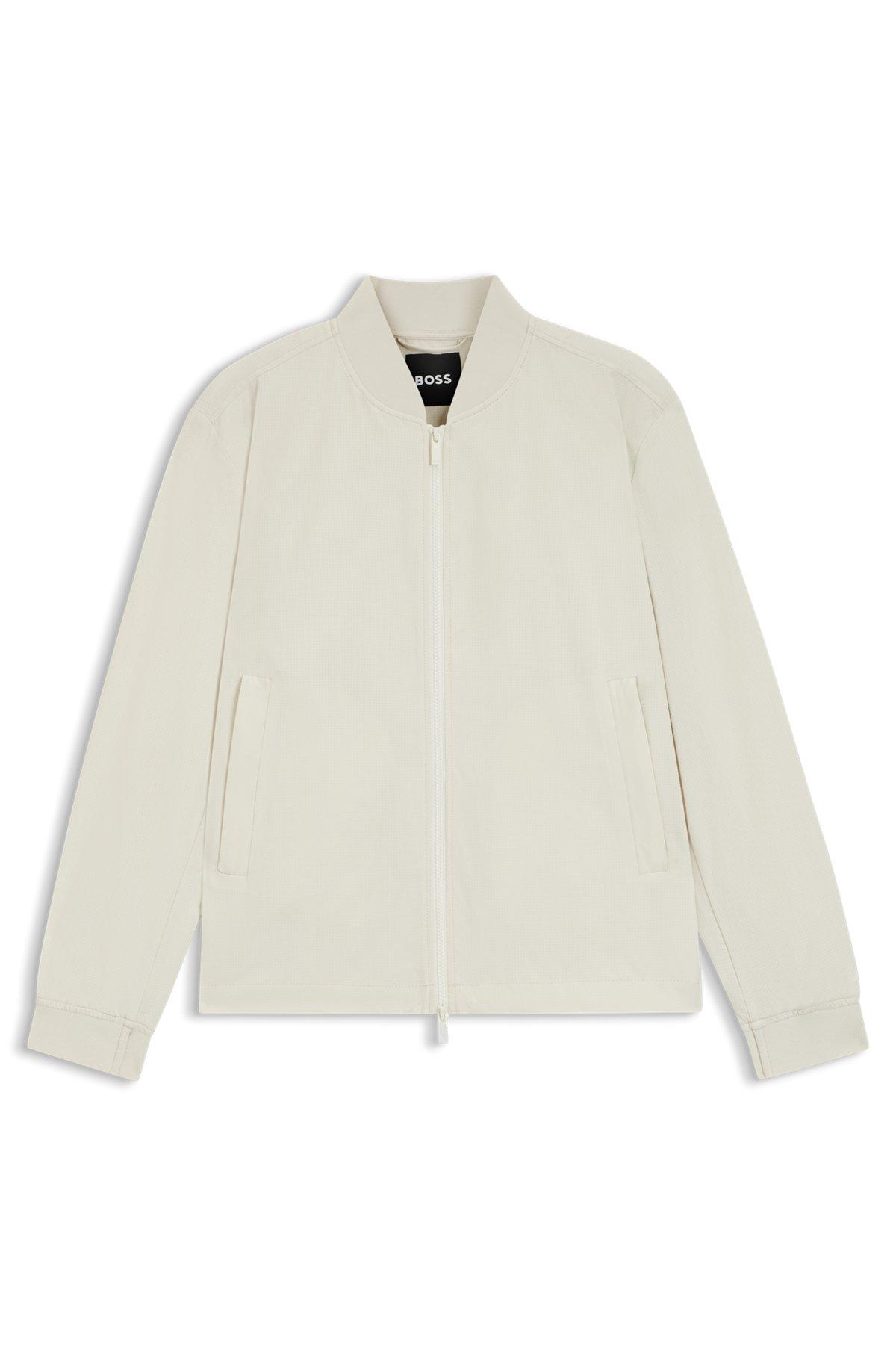 Water-repellent packable jacket with two-way zip Product Image