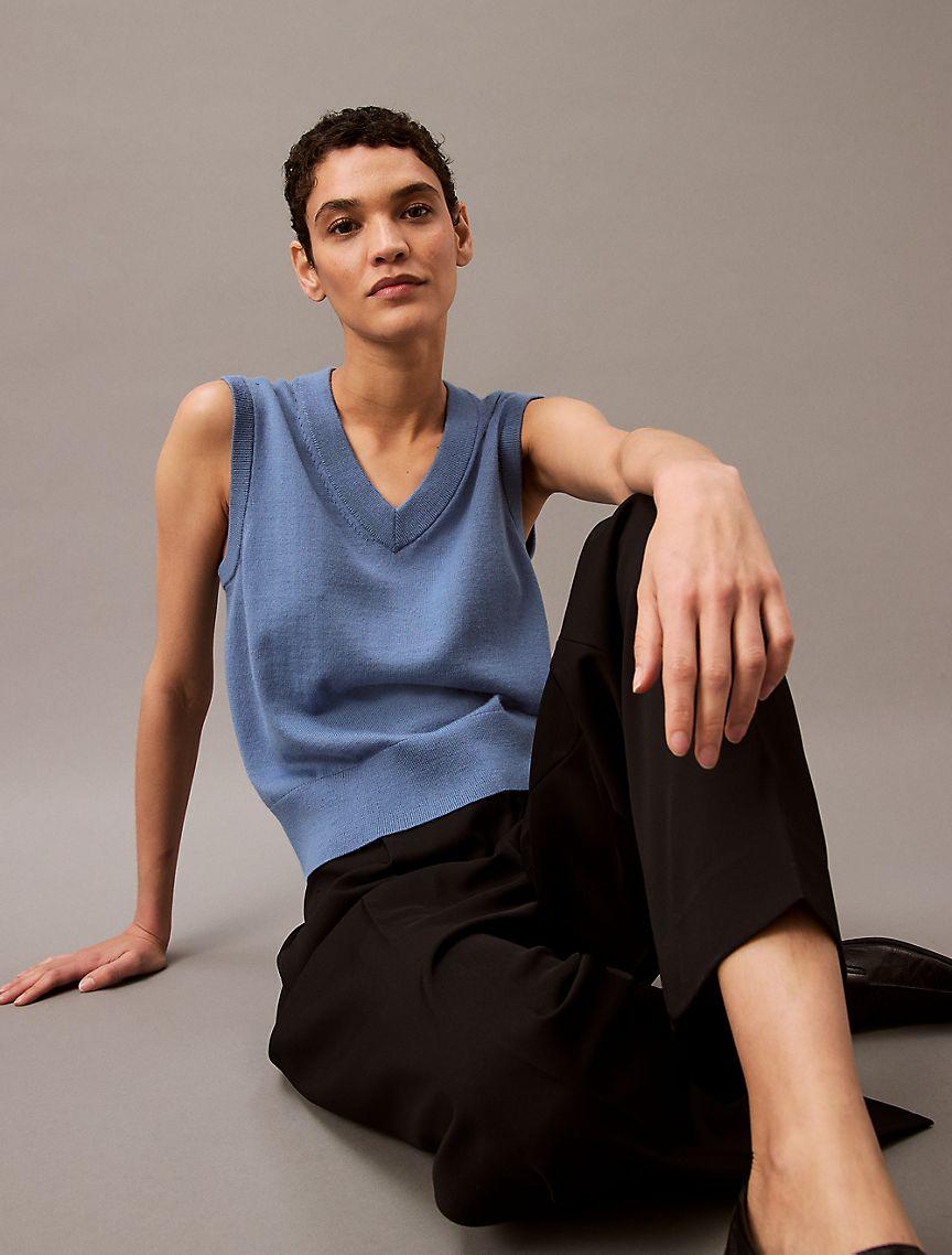 Soft Crepe Pleated Trouser Product Image