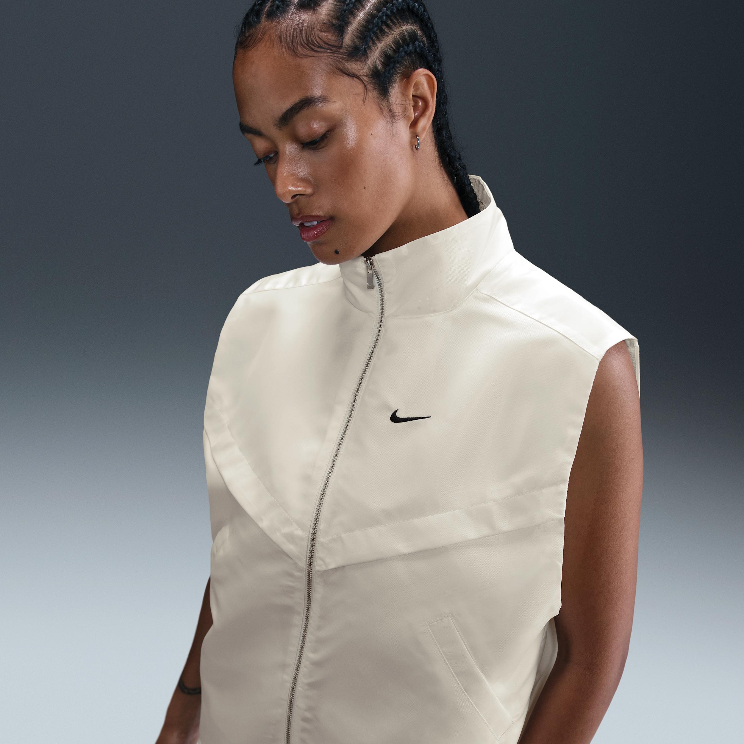 Womens Nike Sportswear Windrunner Shine Vest | HV2472-010 Product Image