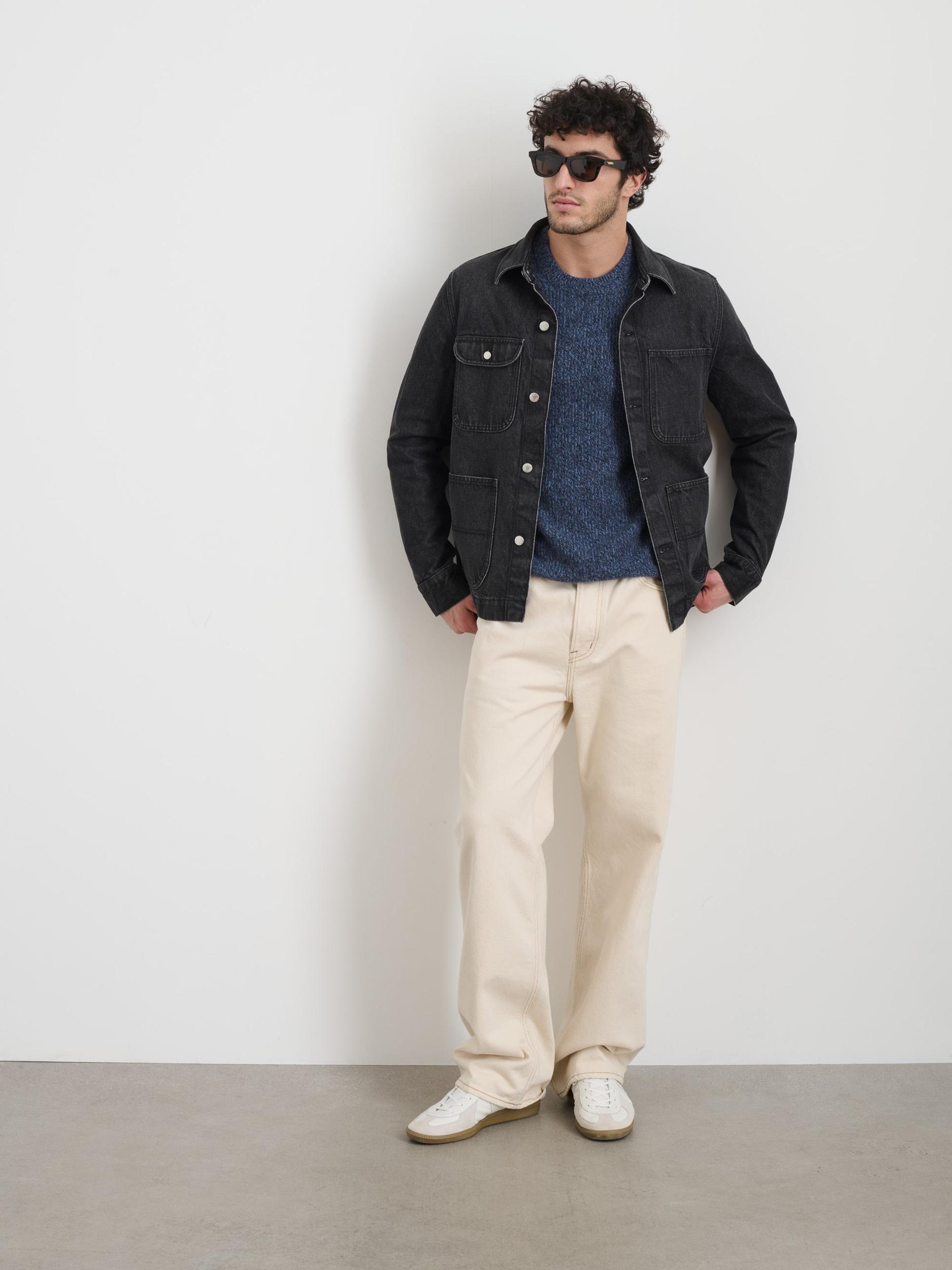 Work Jacket In Vintage Wash Denim Product Image