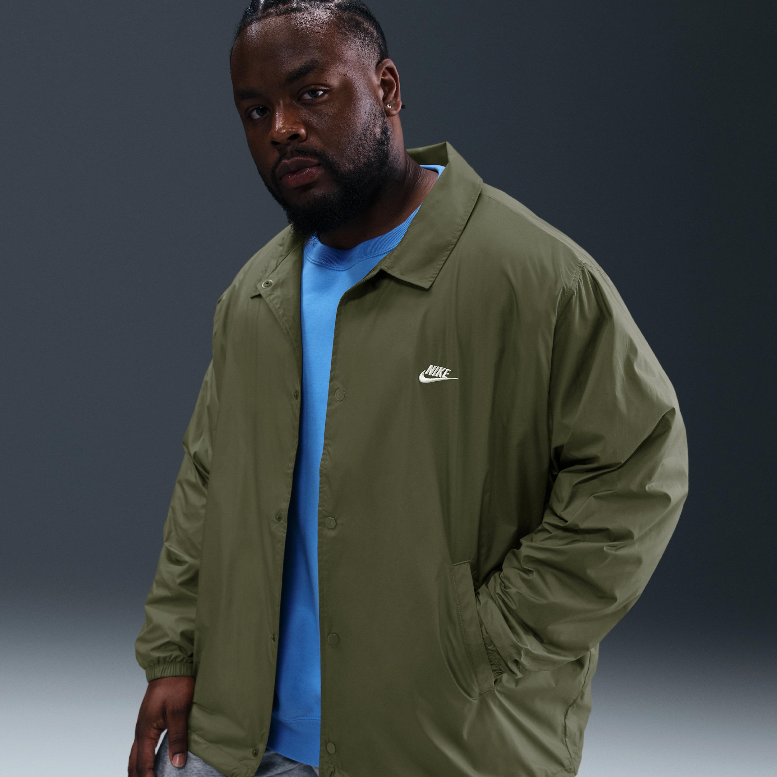 Nike Mens Club Coaches Jacket | FN3316-222 Product Image