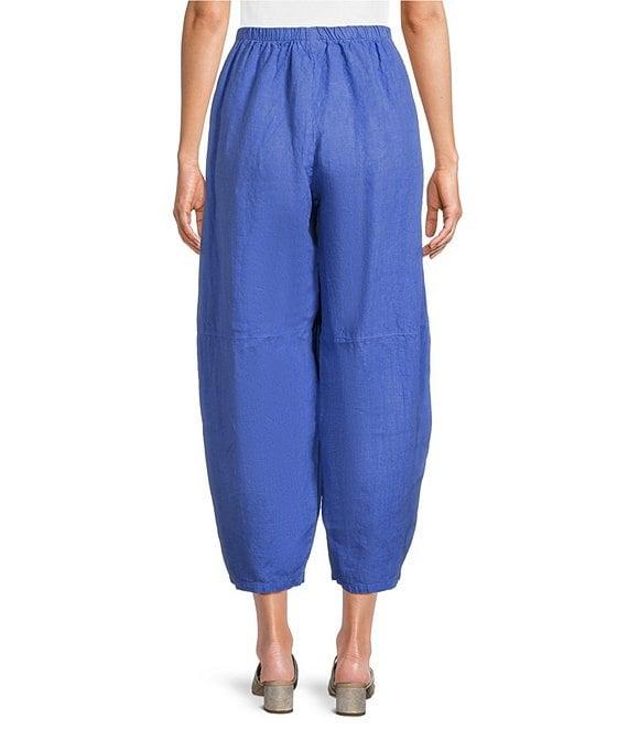 Bryn Walker Oliver Light Linen Elastic Waist Lantern Ankle Pants Product Image