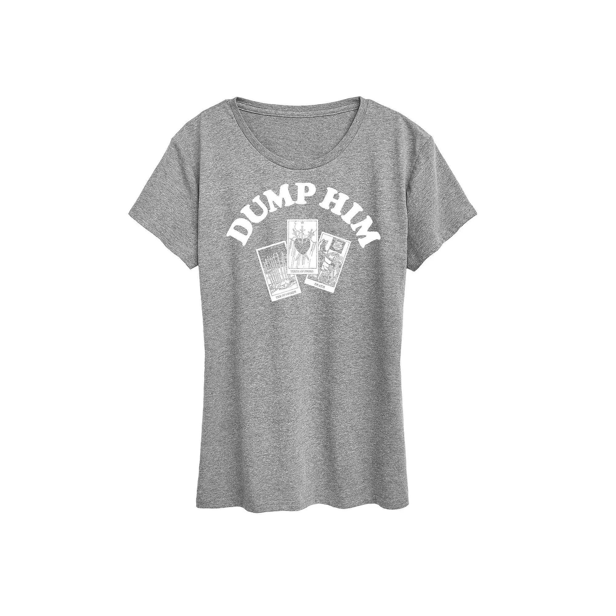 Women's Dump Him Tarot Graphic Tee,  Product Image