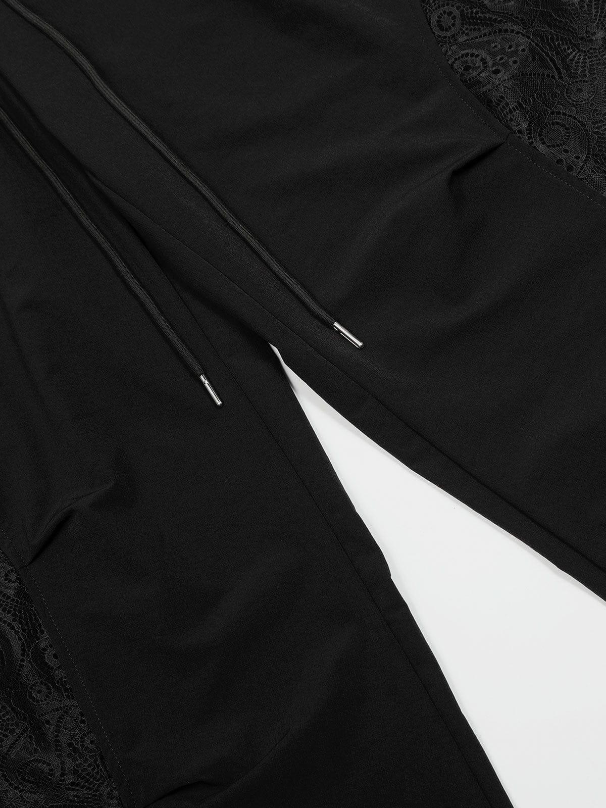 Aelfric Eden Lace Patchwork Baggy Sweatpants Product Image