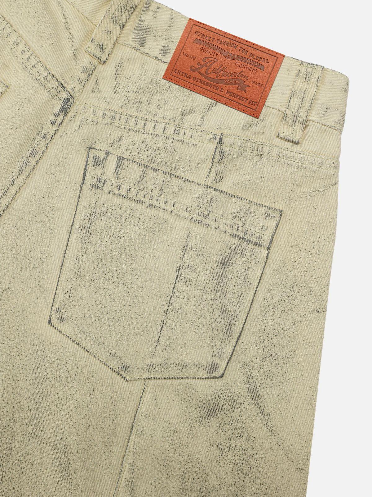 Aelfric Eden Reverse Super Baggy Jeans Product Image