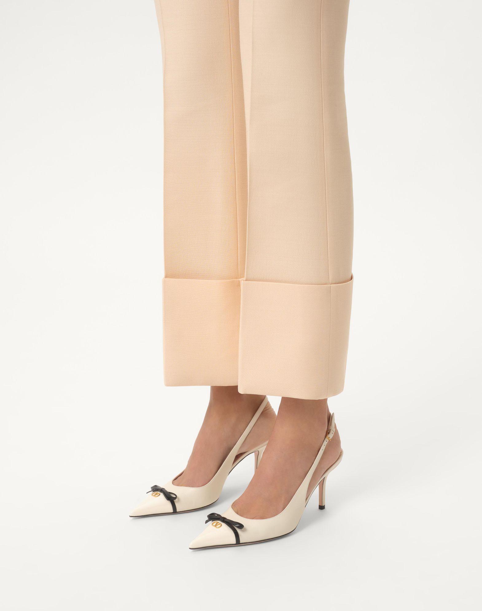 Bepointy Slingback Pump In Patent Leather And Kidskin 80Mm Product Image