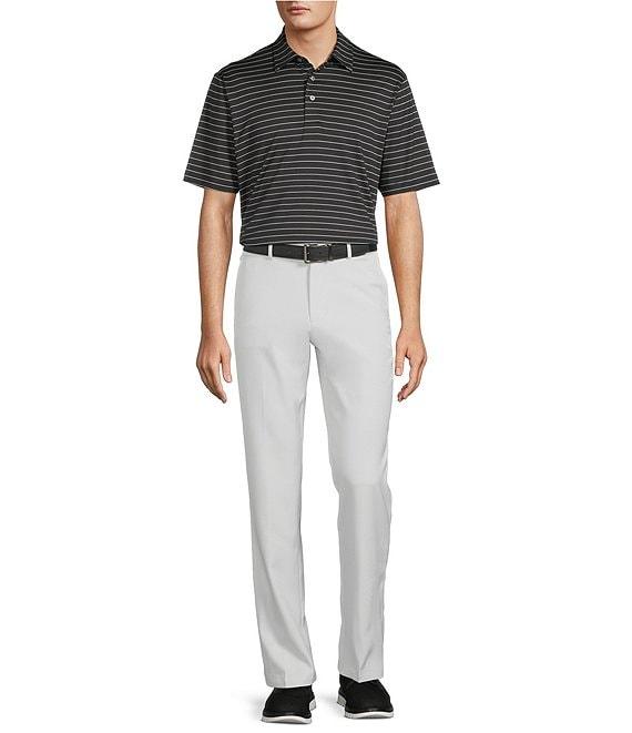 Roundtree & Yorke Performance Andrew Straight Fit Flat Front Pants Product Image