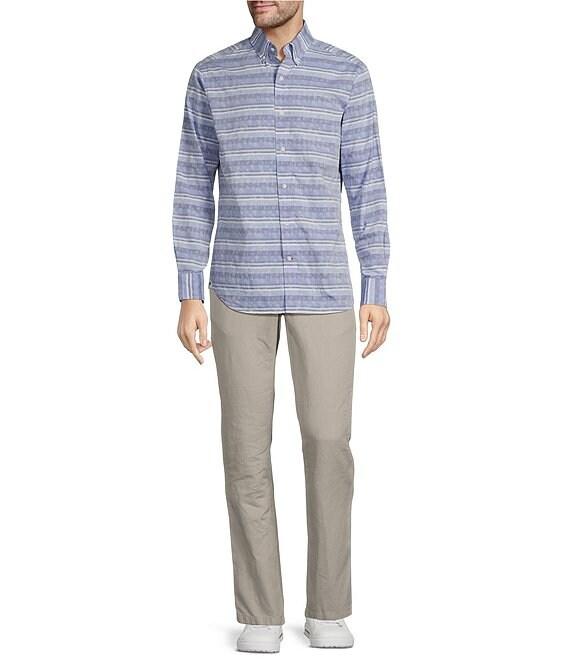 Cremieux Blue Label Key West Collection Stripe Long Sleeve Woven Shirt Product Image